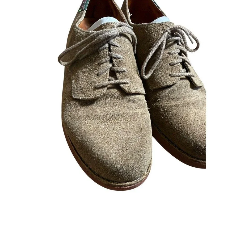 G.H. Bass Originals Tan Buck Oxfords Shoes Mens Size 9 Classic Preppy